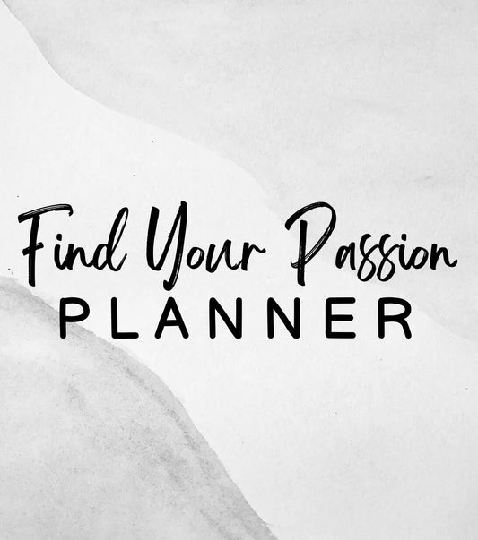 Find Your Passion Planner - Workbook Wealthy Workbooks