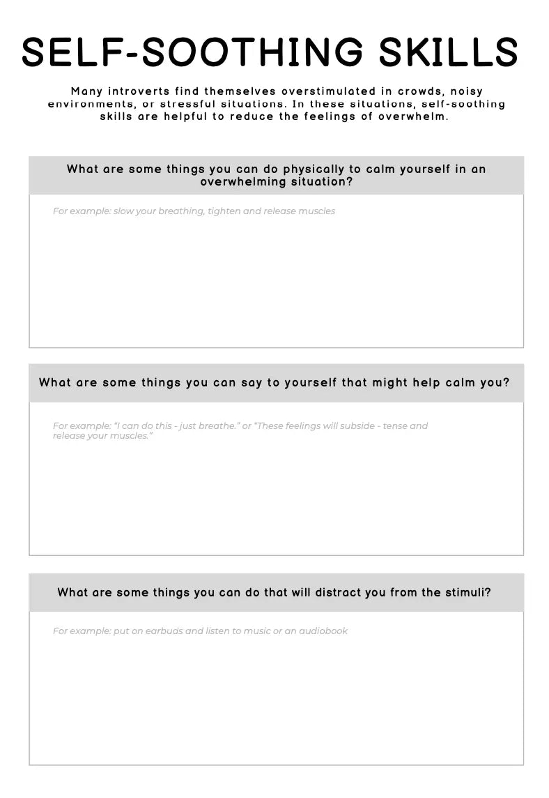 Being an Introvert Journal Wealthy Workbooks