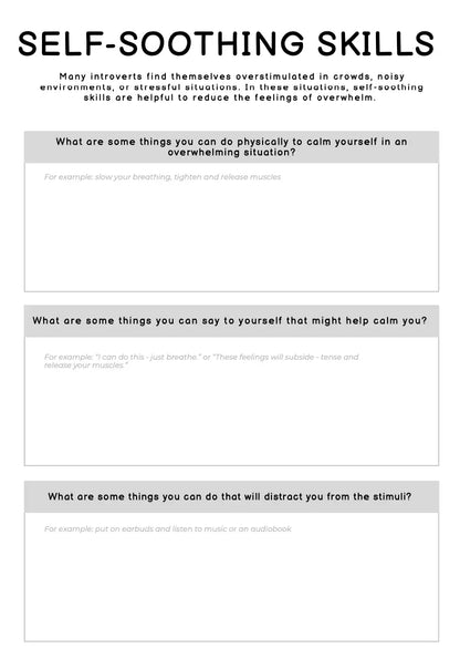 Being an Introvert Journal Wealthy Workbooks