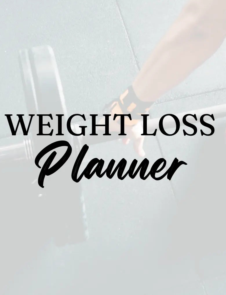 Weight Loss Planner Wealthy Workbooks