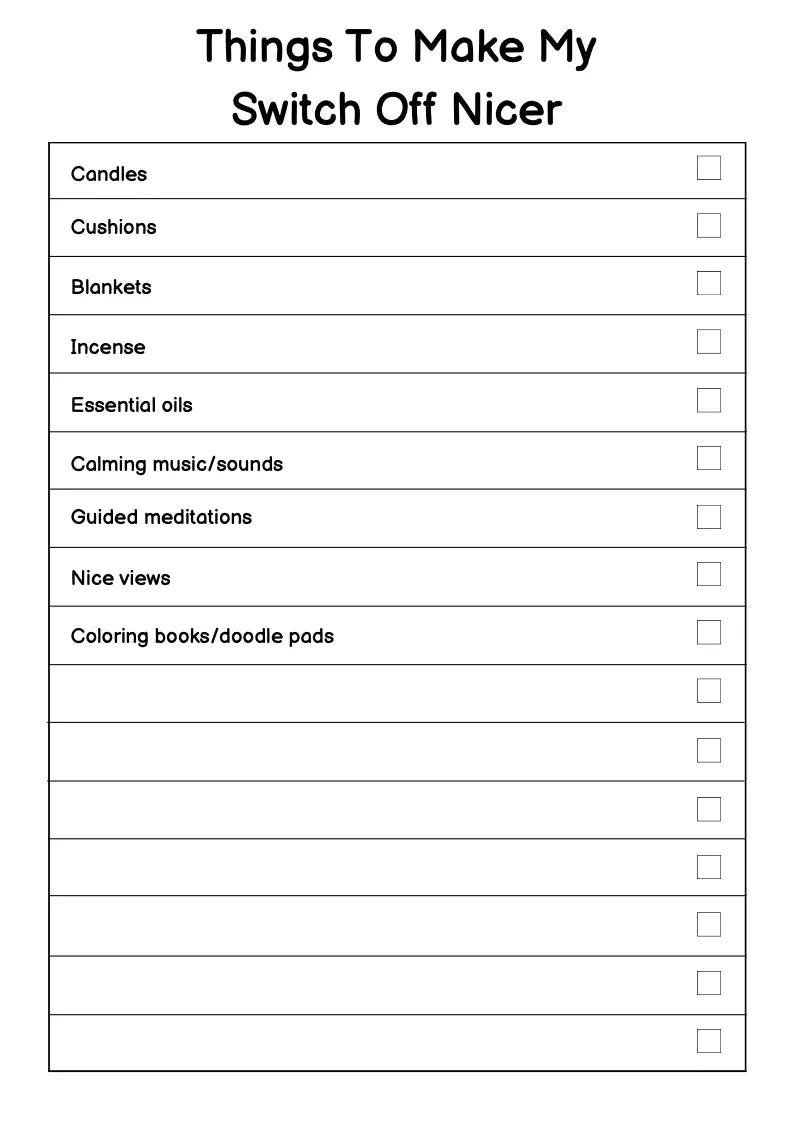 Switch Off Journal Wealthy Workbooks