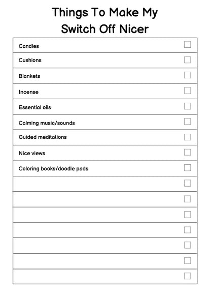 Switch Off Journal Wealthy Workbooks