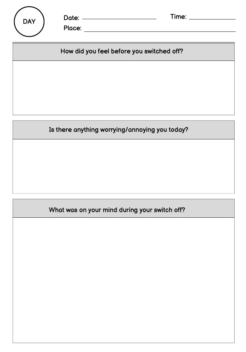 Switch Off Journal Wealthy Workbooks