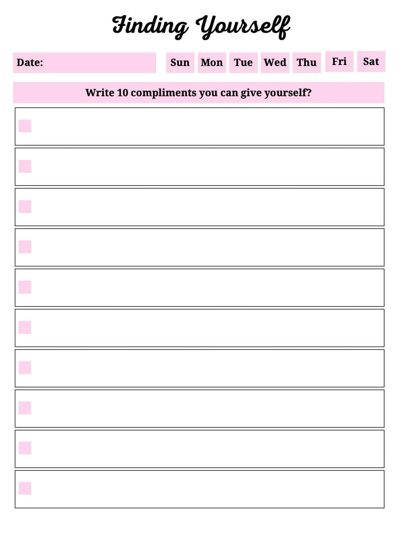 Self-Discovery Journal Wealthy Workbooks