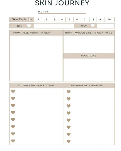 Self Care & Skin Care Planner Wealthy Workbooks