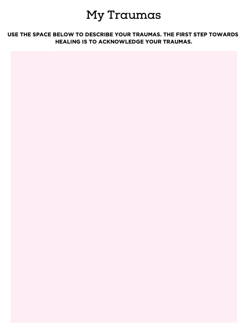 PTSD & Trauma Processing Workbook Wealthy Workbooks