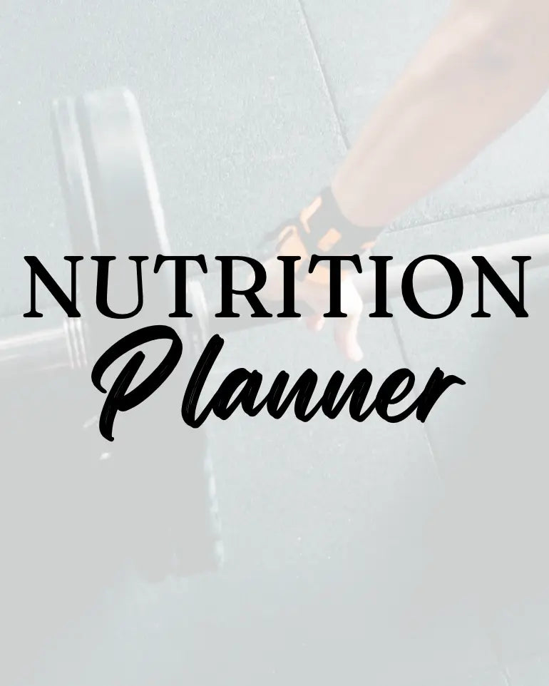 Nutrition Planner Wealthy Workbooks