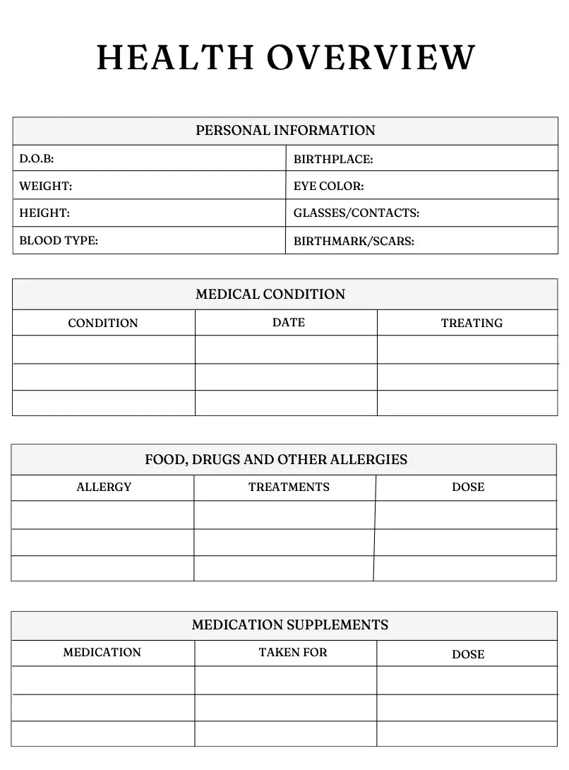 Nutrition Planner Wealthy Workbooks