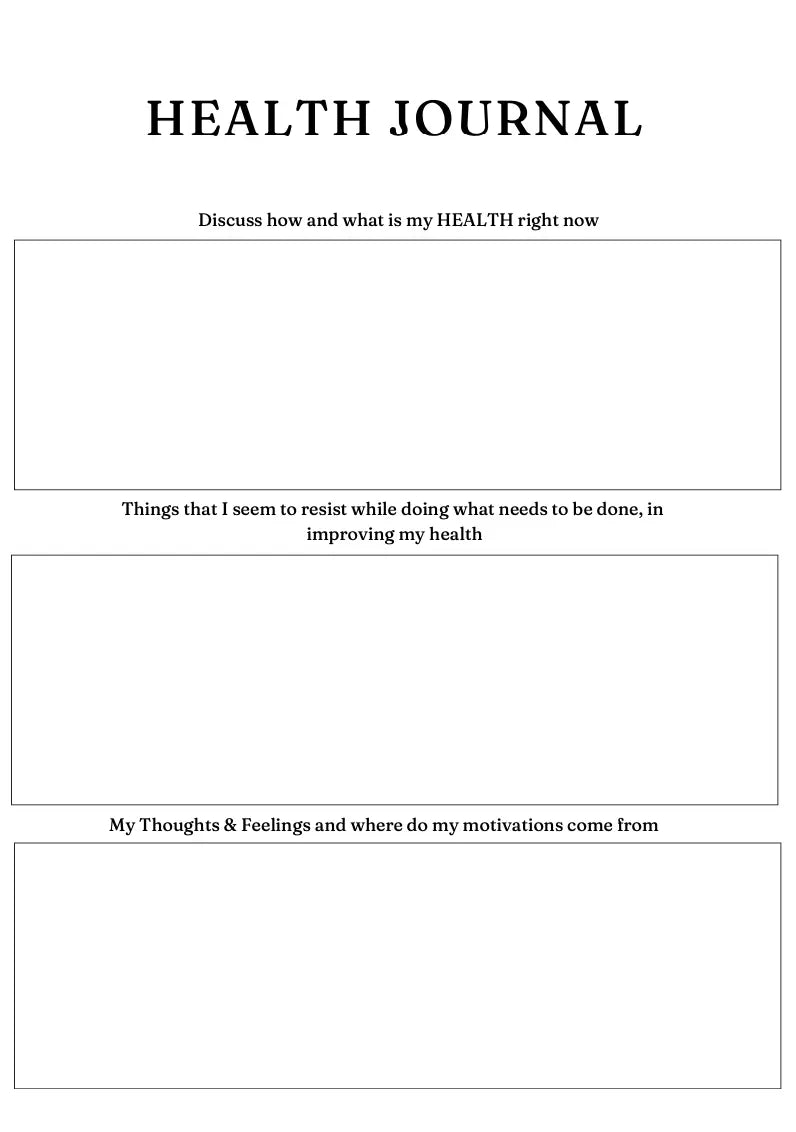 Nutrition Planner Wealthy Workbooks