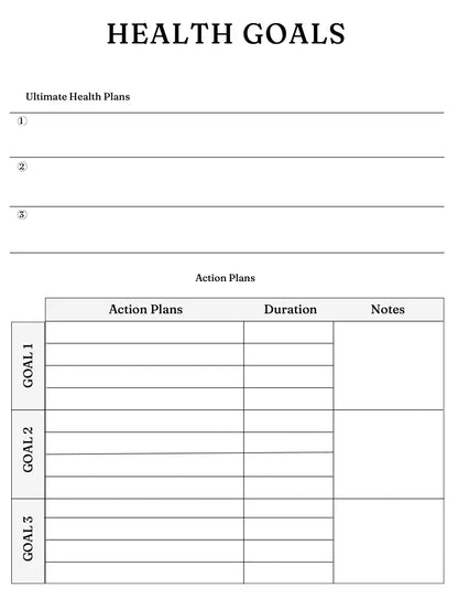 Nutrition Planner Wealthy Workbooks