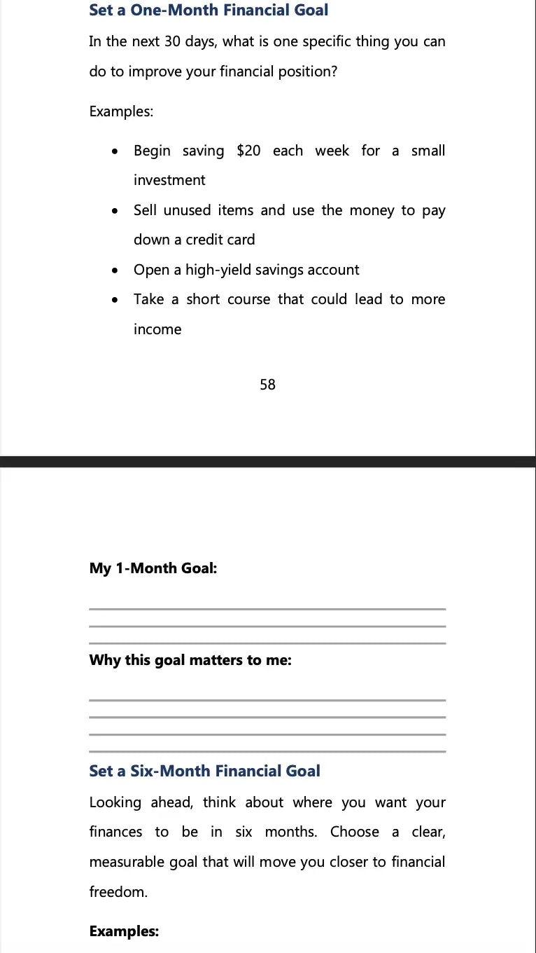 Rich Thinking: A Workbook Inspired by Rich Dad Poor Dad Wealthy Workbooks