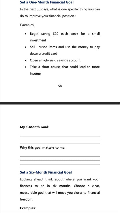 Rich Thinking: A Workbook Inspired by Rich Dad Poor Dad Wealthy Workbooks