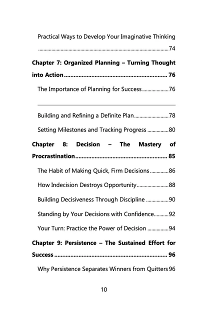 Think and Act Rich - A Workbook Inspired by Napoleon Hill Wealthy Workbooks