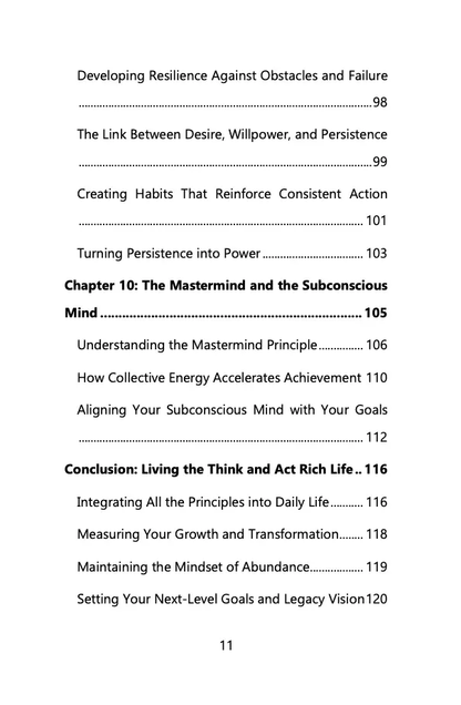 Think and Act Rich - A Workbook Inspired by Napoleon Hill Wealthy Workbooks