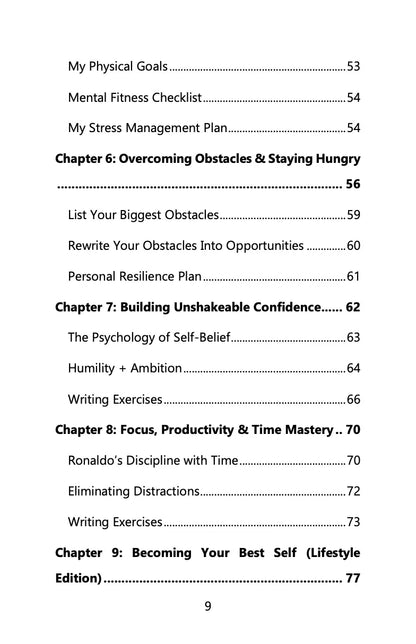 Winning First - A Workbook Inspired by Cristiano Ronaldo - Wealthy Workbooks