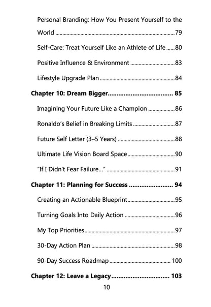 Winning First - A Workbook Inspired by Cristiano Ronaldo - Wealthy Workbooks