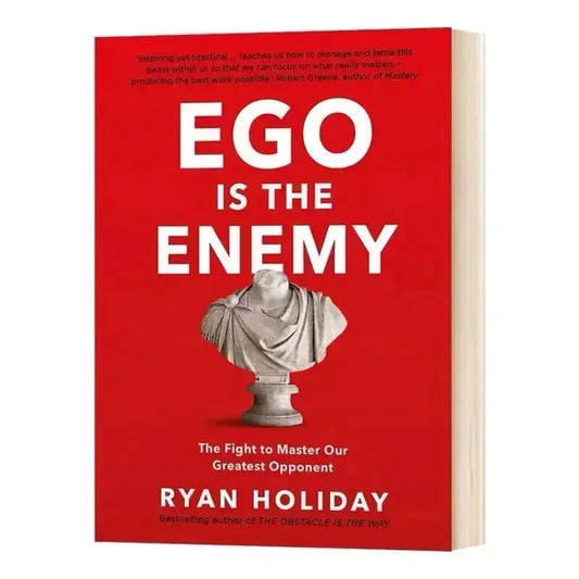 EGO IS THE ENEMY By Ryan Holiday Paperback Novel #1 New York Times Bestseller Book Wealthy Workbooks