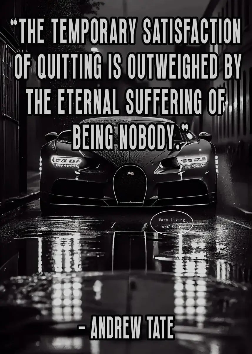 Modern Black Car Motivational Quotes Wealthy Workbooks