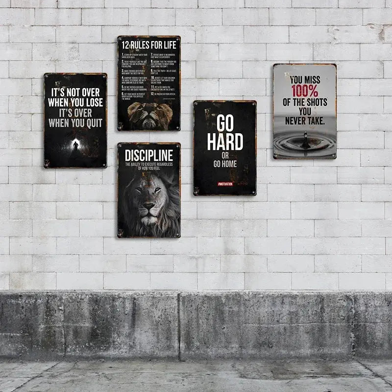 Motivational Quotes Posters Wealthy Workbooks