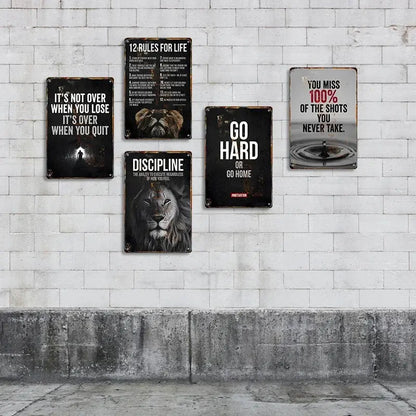 Motivational Quotes Posters Wealthy Workbooks